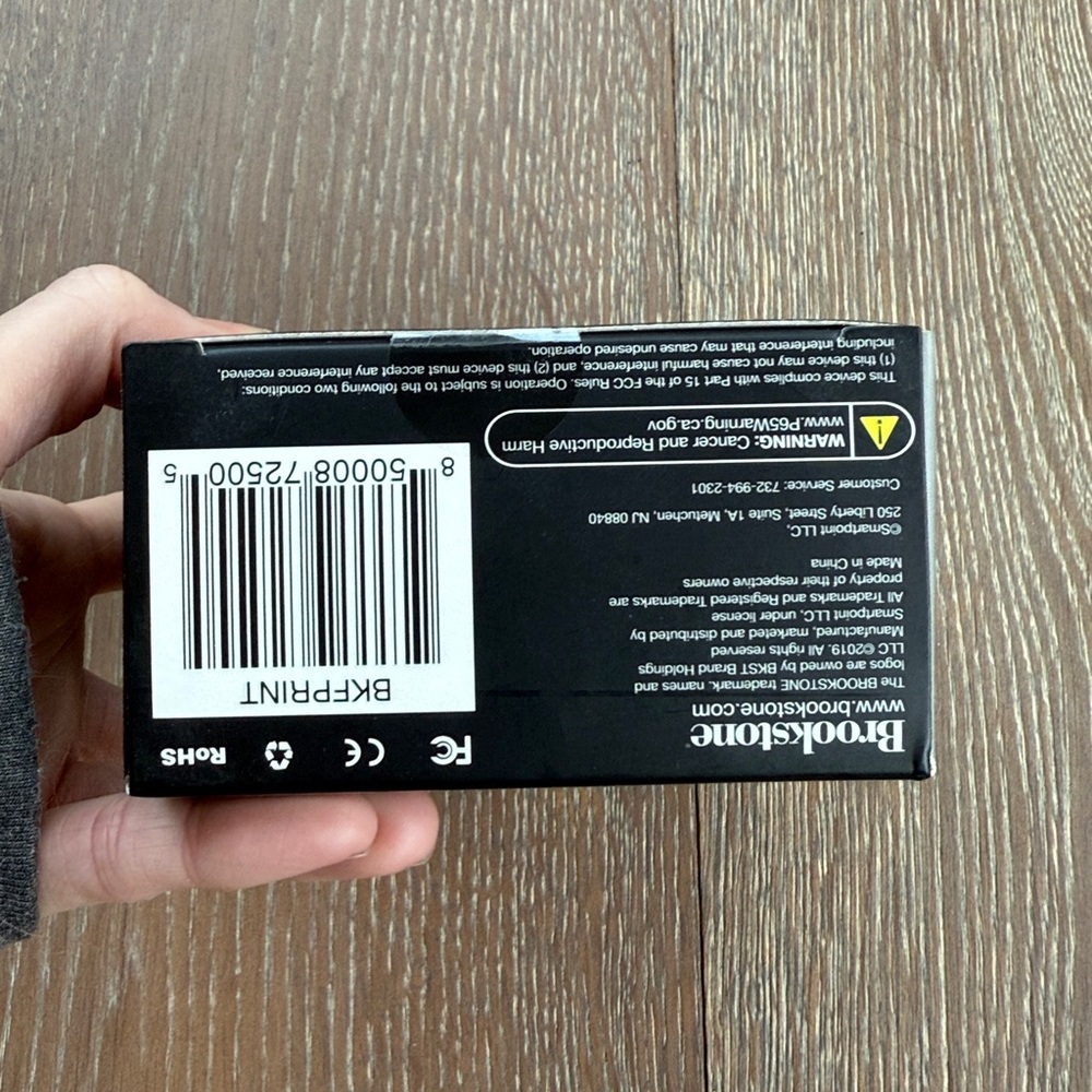 NIB BROOKSTONE Keyless Fingerprint Lock - Picture 11 of 11
